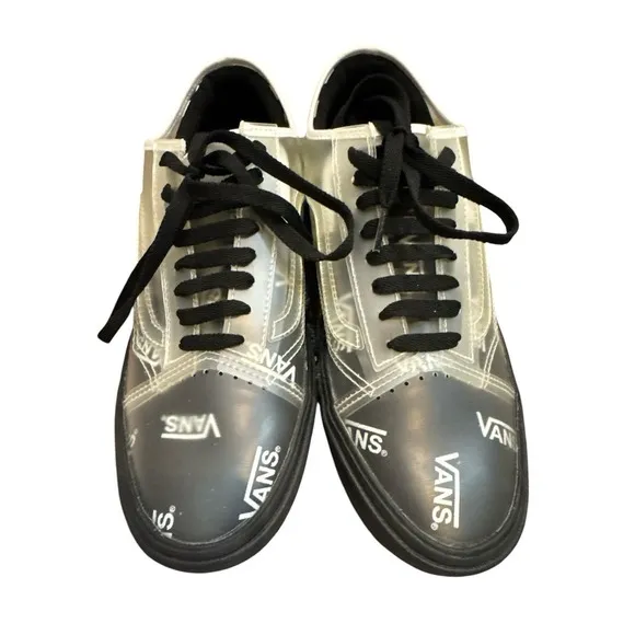 Vans Block ComfyCush Slip Skool Skate Sneakers Shoes Black Men's 9.5 Womens 11