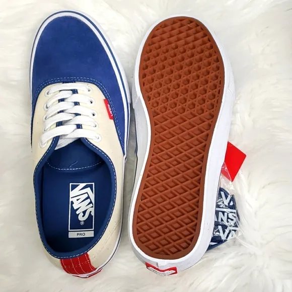 Vans Blue suade Navy and white