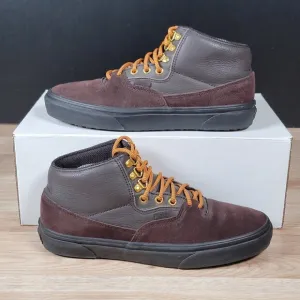 Vans Civilware Buffalo Trail Mid Shoes Mens Size 8.5 Brown Black Skate Athletic
