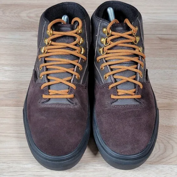 Vans Civilware Buffalo Trail Mid Shoes Mens Size 8.5 Brown Black Skate Athletic