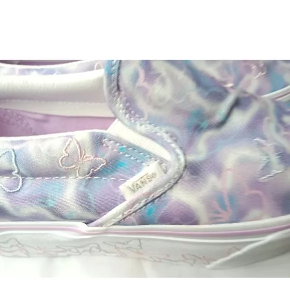 Vans Classic Slip-0n Butterfly Dreams Sneakers Women's Size 9 Platform Shoes