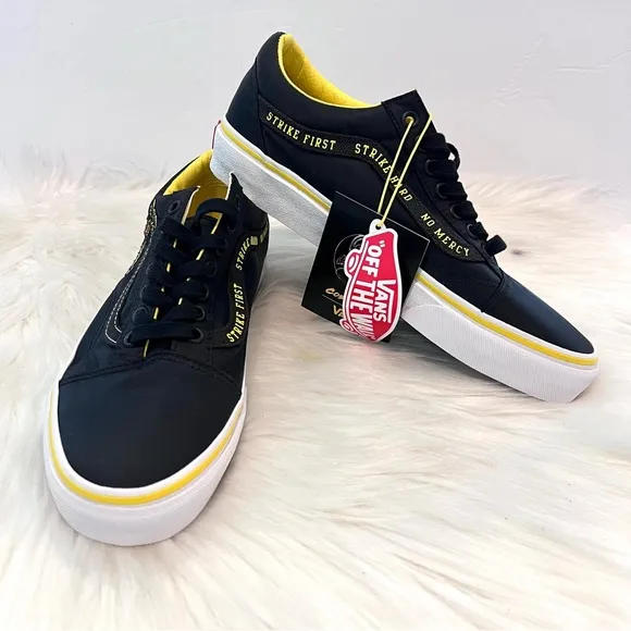 Vans Cobra Kai Low Skate Shoes Sneakers Tennis Shoes Old Skool Men 7.5  Women 9