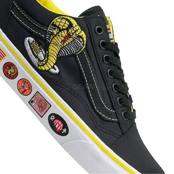 Vans Cobra Kai Low Skate Shoes Sneakers Tennis Shoes Old Skool Men 7.5  Women 9