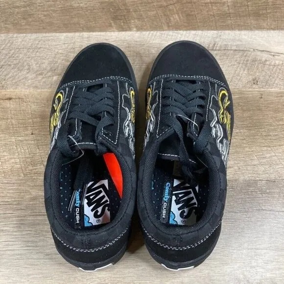 VANS ComfyCush Old Skool Ignition Black/Black Skate Shoes Mens 5.5 Womens 7 NEW