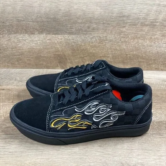 VANS ComfyCush Old Skool Ignition Black/Black Skate Shoes Mens 5.5 Womens 7 NEW