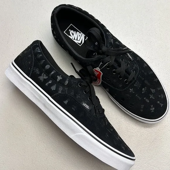 VANS | Era Area 66 Black Suede Skate Shoes