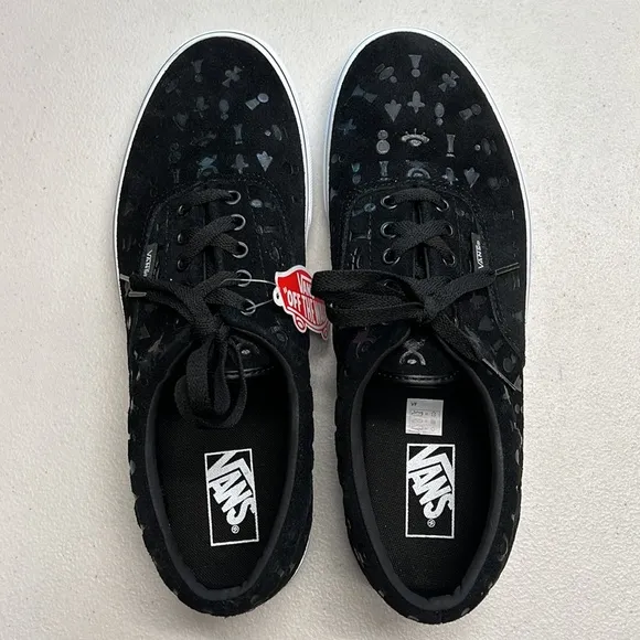 VANS | Era Area 66 Black Suede Skate Shoes