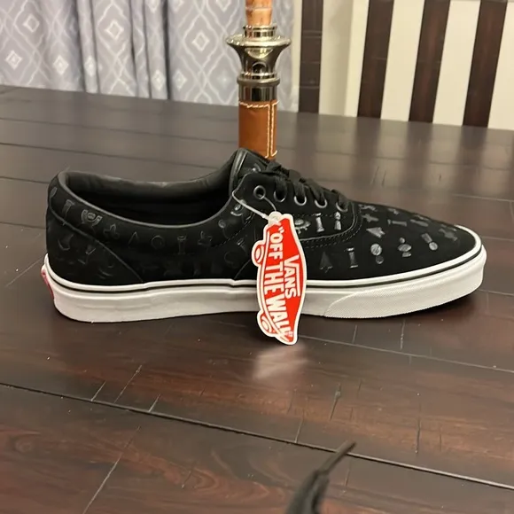 Vans Era Area 66 shoes sneakers new black white mens sizes Alien skate
