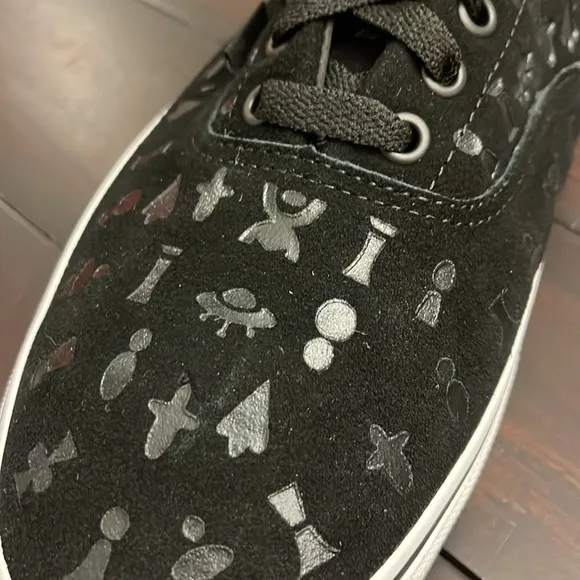 Vans Era Area 66 shoes sneakers new black white mens sizes Alien skate