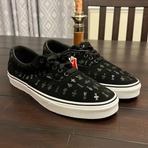 Vans Era Area 66 shoes sneakers new black white mens sizes Alien skate