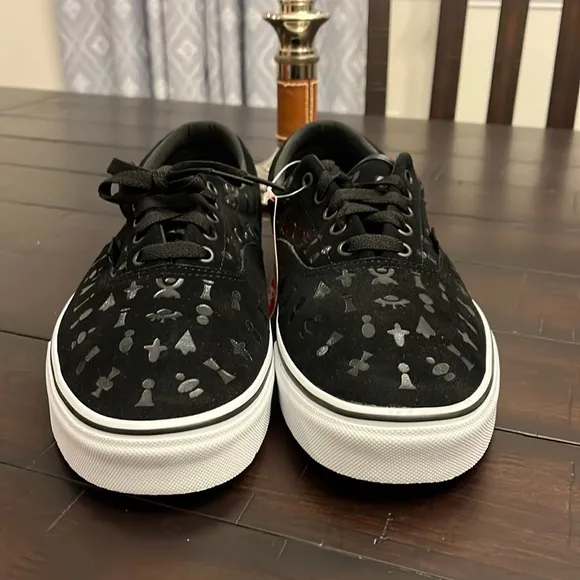 Vans Era Area 66 shoes sneakers new black white mens sizes Alien skate