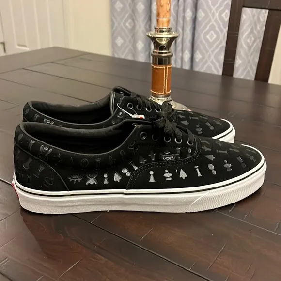 Vans Era Area 66 shoes sneakers new black white mens sizes Alien skate