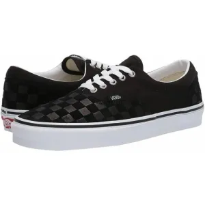 Vans Era (Deboss Checkerboard) Black White Shoes