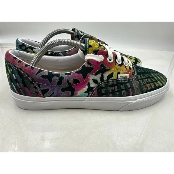 Vans Era Della Batik Multi Black VN0VHQAW7 Mens Skate Shoes Sz 11.5