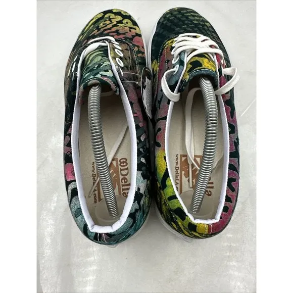 Vans Era Della Batik Multi Black VN0VHQAW7 Mens Skate Shoes Sz 11.5