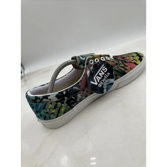 Vans Era Della Batik Multi Black VN0VHQAW7 Mens Skate Shoes Sz 11.5