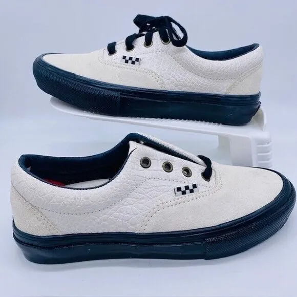 Vans Era Skate Breana Geering Marshmallow Black Skate Shoes US Men 6‎ Women 7.5