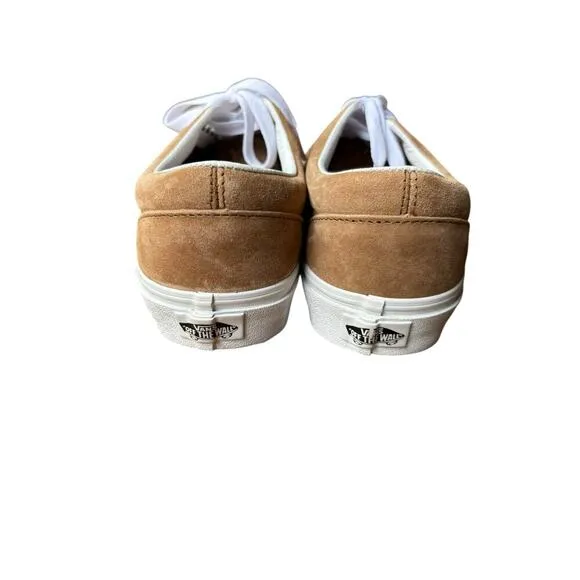 Vans Era Tobacco Brown Pig Suede Water Repellent Laced Skate Shoes - M8 / W 9.5