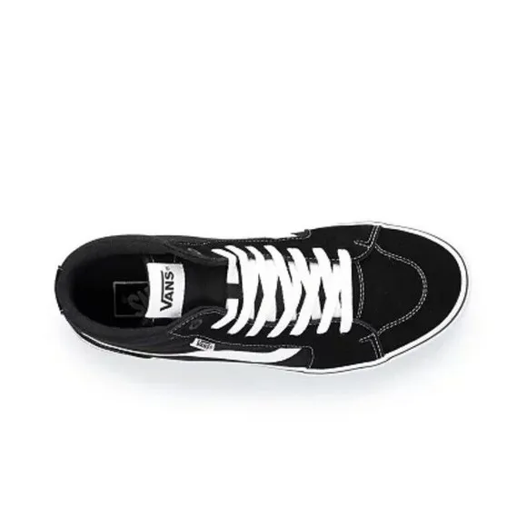 VANS FILMORE Hi Mens Black &amp; White Athletic Skate Shoes VN0ASHZLIJU SZ US 7 NIB
