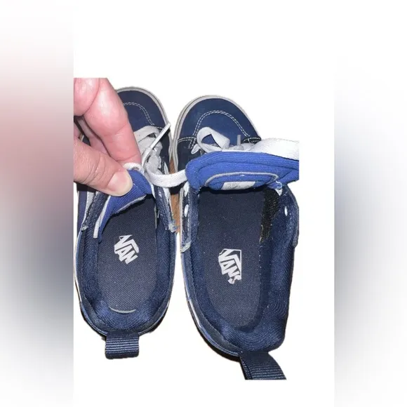 Vans Filmore Otw Sidewall Youth Kids Blue/White Skate Shoes