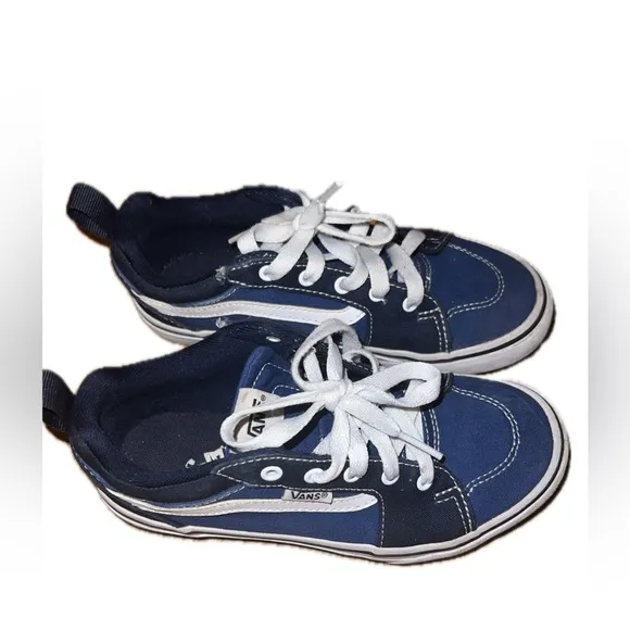 Vans Filmore Otw Sidewall Youth Kids Blue/White Skate Shoes