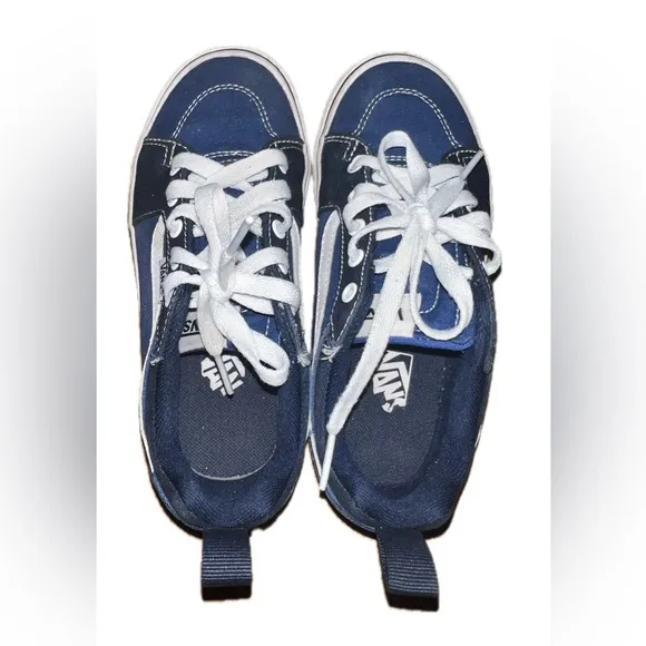 Vans Filmore Otw Sidewall Youth Kids Blue/White Skate Shoes