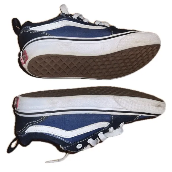 Vans Filmore Otw Sidewall Youth Kids Blue/White Skate Shoes