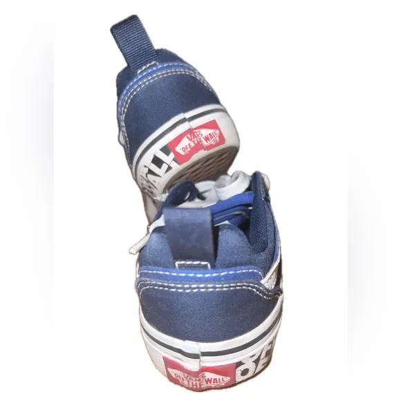 Vans Filmore Otw Sidewall Youth Kids Blue/White Skate Shoes