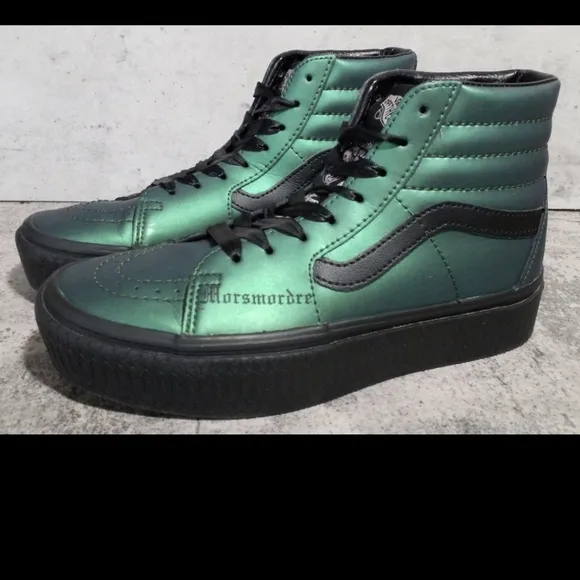 Vans Harry Potter Dark Arts Skate Shoes Womens 6.5 Worn Once Syltherin Sneakers