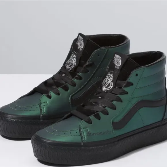 Vans Harry Potter Dark Arts Skate Shoes Womens 6.5 Worn Once Syltherin Sneakers