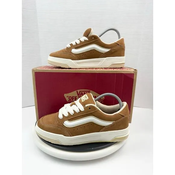 Vans Hylane Skate Brown White Gum VN000D1JBRO Men's Size 7.5 Skateboard Shoes