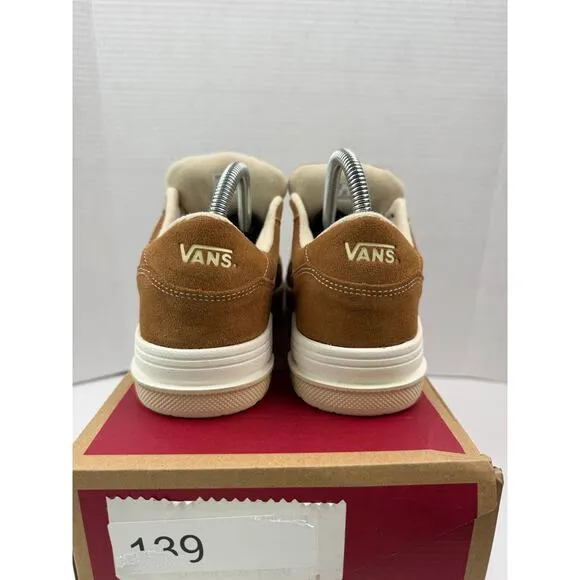 Vans Hylane Skate Brown White Gum VN000D1JBRO Men's Size 7.5 Skateboard Shoes