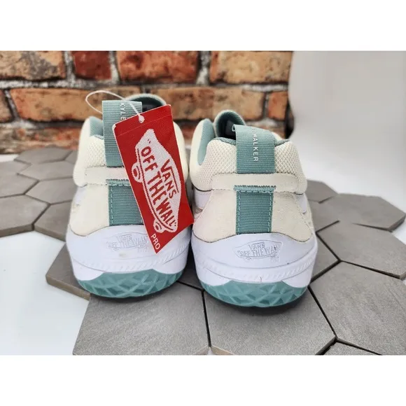 Vans Kyle Pro 2 Antique White Men Classic Skate Shoes Size 11.5 Cream Mint Rare