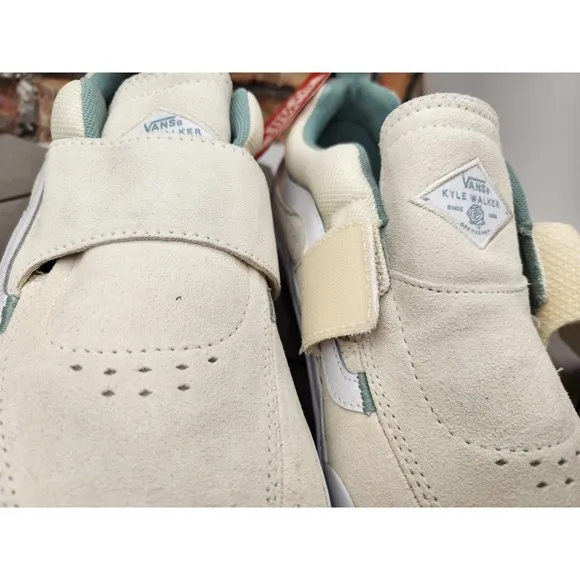 Vans Kyle Pro 2 Antique White Men Classic Skate Shoes Size 11.5 Cream Mint Rare