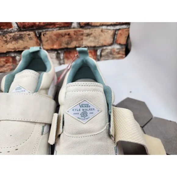 Vans Kyle Pro 2 Antique White Men Classic Skate Shoes Size 11.5 Cream Mint Rare