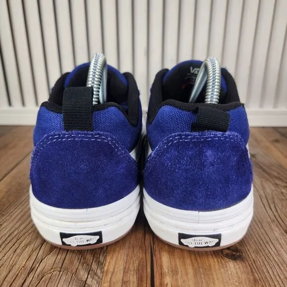 Vans Kyle Walker Pop Cush Pro Mens 8.5 Blue Suede Athletic Skate Sneakers Shoes