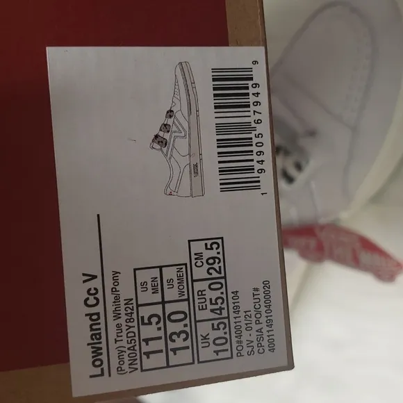 Vans low top lowland ccv
