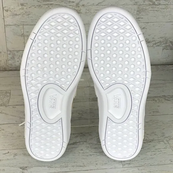 VANS‎ Lowland Cc True White Flame Sneakers Skate Shoes Mens Size 8.5