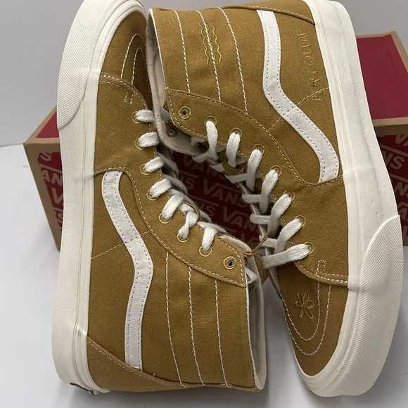 Vans Men's High-Top Sneakers Sk8-Hi Tapered (Eco Theory Mustard GoldVN0A4U16ASW