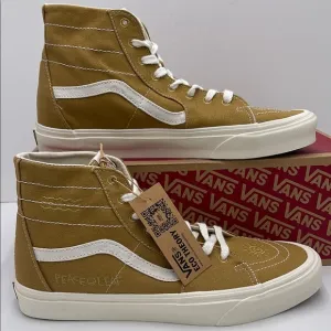 Vans Men's High-Top Sneakers Sk8-Hi Tapered (Eco Theory Mustard GoldVN0A4U16ASW