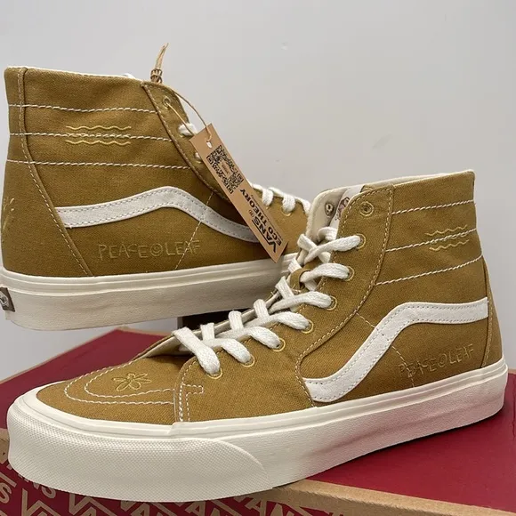 Vans Men's High-Top Sneakers Sk8-Hi Tapered (Eco Theory Mustard GoldVN0A4U16ASW
