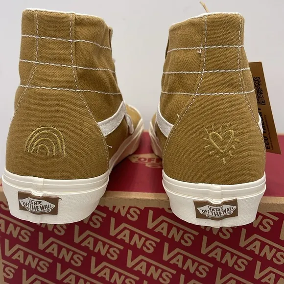 Vans Men's High-Top Sneakers Sk8-Hi Tapered (Eco Theory Mustard GoldVN0A4U16ASW