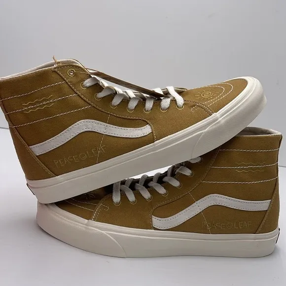 Vans Men's High-Top Sneakers Sk8-Hi Tapered (Eco Theory Mustard GoldVN0A4U16ASW