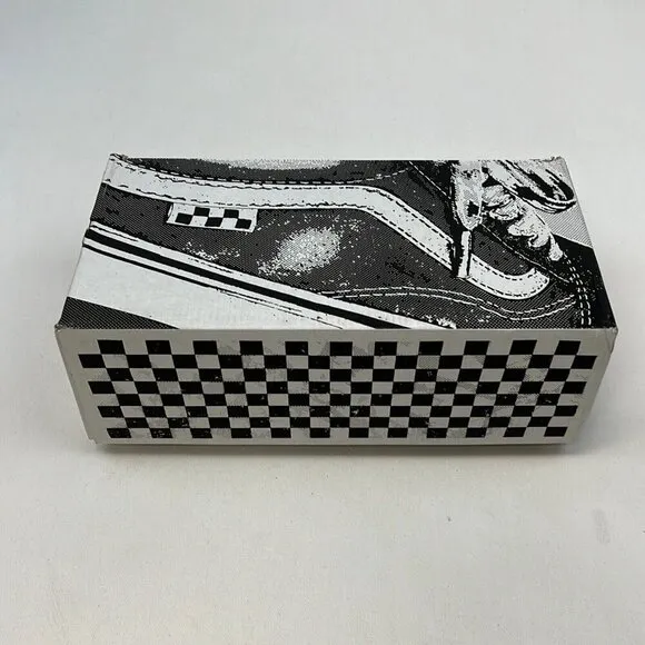 Vans Mens Skate Old Skoo VN0A5FCB6M5 Neon True White Sneaker Shoes Size 13