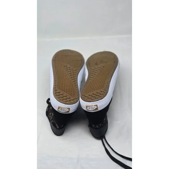 Vans Men's The Lizzie Tortoise Dark Brown Black White Vr3 Skate shoes Size 12