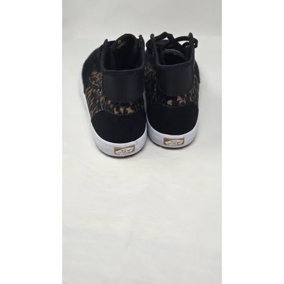 Vans Men's The Lizzie Tortoise Dark Brown Black White Vr3 Skate shoes Size 12