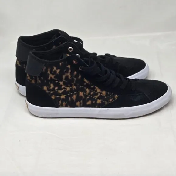 Vans Men's The Lizzie Tortoise Dark Brown Black White Vr3 Skate shoes Size 12