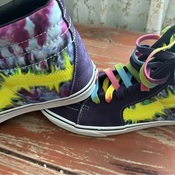 Vans Men's Tie-Dye High-Top Sneakers