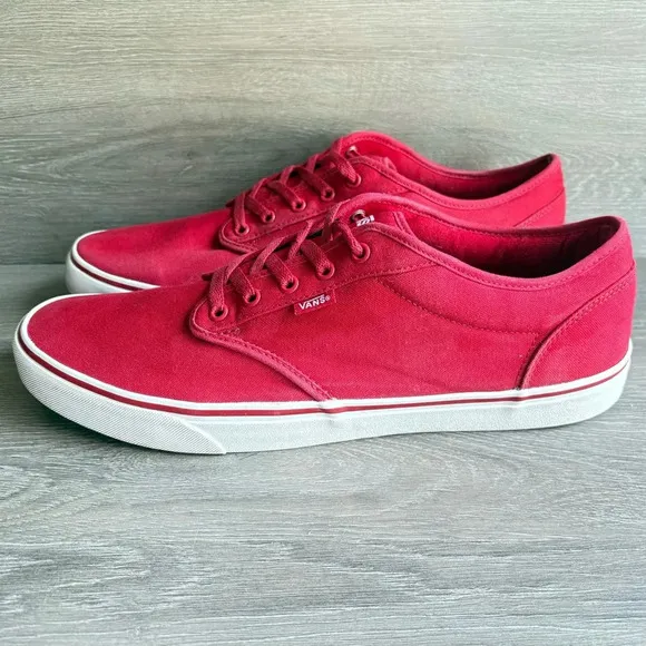 Vans Off The Wall Atwood Men's Size 15 Red Casual Skate Sneakers Shoes