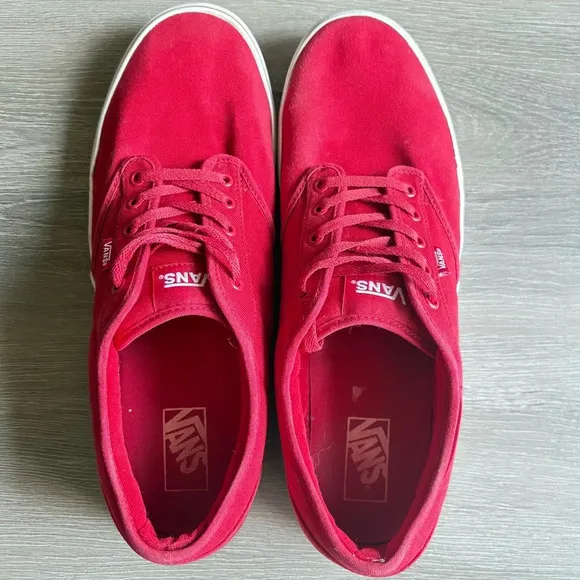 Vans Off The Wall Atwood Men's Size 15 Red Casual Skate Sneakers Shoes